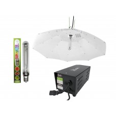 Lumii Black 600w Parabolic Sunmaster Light Kit 
